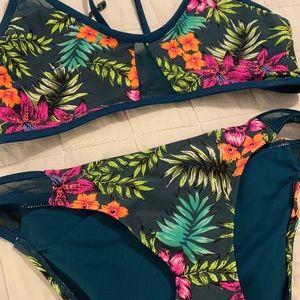 two piece bathing suit worn once